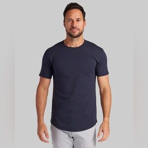 NWT BYLT Drop Cut Lux Shirt in Navy